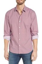 Men's Bonobos Premium Slim Fit Print Sport Shirt R - Red
