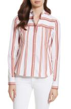 Women's Diane Von Furstenberg Stripe Shirt - White