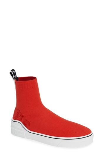 Women's Givenchy George V Hi Sock Sneaker .5us / 35.5eu - Red