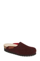 Women's Mephisto Thea Boiled Wool Clog M - Red