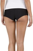 Women's Volcom Simply Solid Boy Cut Bikini Bottoms - Black