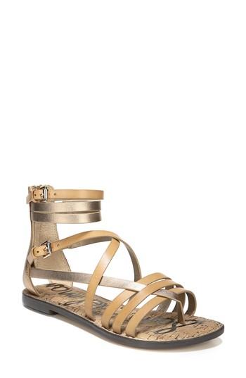 Women's Sam Edelman Ganesa Strappy Sandal M - Brown