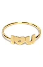 Women's Jane Basch Designs I Heart U Diamond Ring