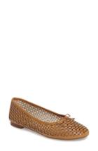Women's Louise Et Cie Congo Perforated Flat M - Brown