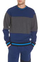 Men's Calvin Klein Jeans Tipped Colorblock Sweatshirt - Blue