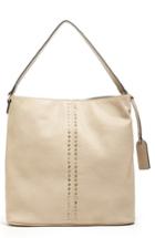 Sole Society Bayle Faux Leather Shoulder Bag - Beige