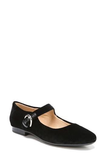 Women's Naturalizer Erica Mary Jane Flat .5 N - Black