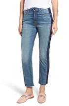 Women's Jen7 Shadow Seam Straight Crop Jeans - Blue/green