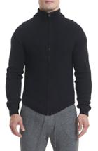 Men's Goodlife Slim Fit Zip Cardigan - Black