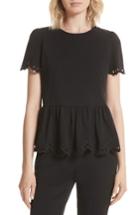 Women's Kate Spade New York Cutwork Peplum Tee