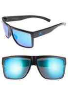 Women's Adidas 3matic 60mm Sunglasses - Black Shiny/ Blue Mirror