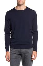 Men's Nordstrom Men's Shop Crewneck Wool Sweater - Blue