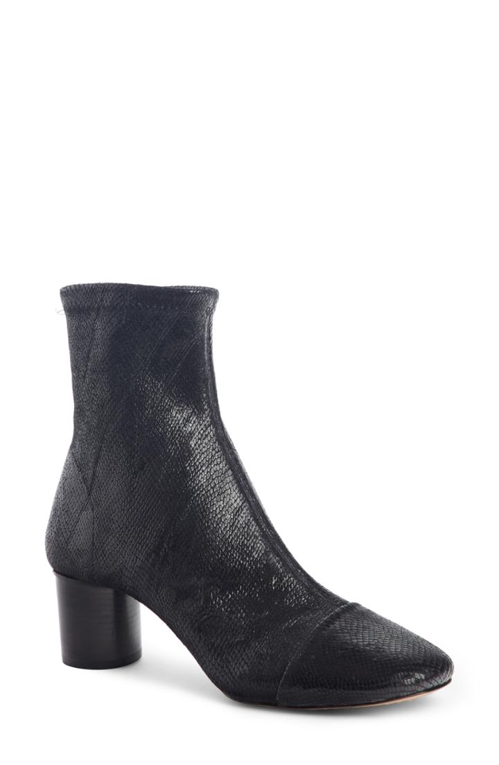 Women's Isabel Marant Datsy Sock Bootie Us / 39eu - Black