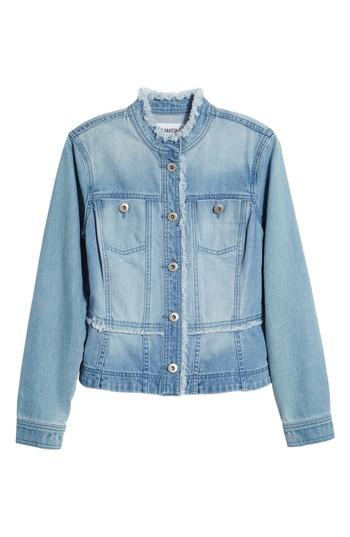 Women's Bb Dakota Colletta Denim Peplum Jacket