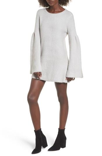 Women's Lovers + Friends Gemstone Sweater Dress - Grey