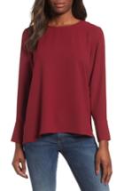 Women's Everleigh Pleat Back Blouse - Red