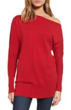 Women's Trouve Off The Shoulder Sweater, Size - Red