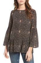 Women's Madewell Fiesta Paisley Silk Bell Sleeve Top