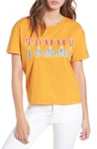 Women's Tommy Jeans Tjw Retro Logo Tee, Size - Orange