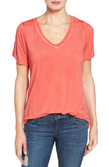 Women's Kut From The Kloth Rayie Twist Cuff Tee