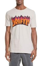 Men's Drifter Flame Logo Graphic T-shirt - White