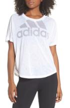 Women's Adidas Magic Logo Tee - White