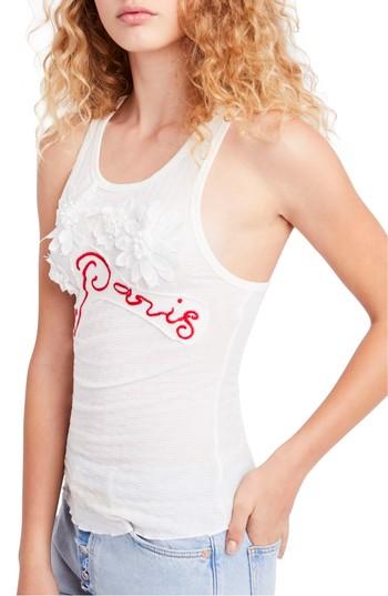 Women's Free People City Love Tank - Ivory