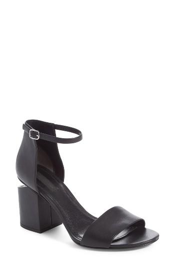 Women's Alexander Wang 'abby' Ankle Strap Sandal Us / 36eu - Black