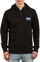 Men's Volcom Shop Zip Hoodie, Size - Black