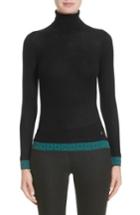 Women's Versace Turtleneck Sweater Us / 38 It - Black