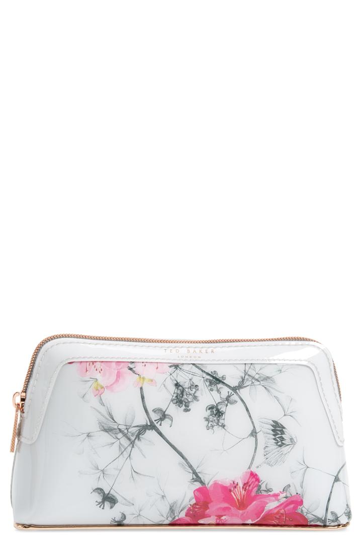 Ted Baker London Babylon Print Cosmetics Case