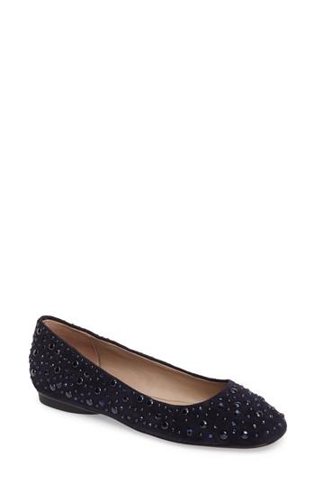 Women's Donald J Pliner Dora Skimmer Flat .5 M - Blue