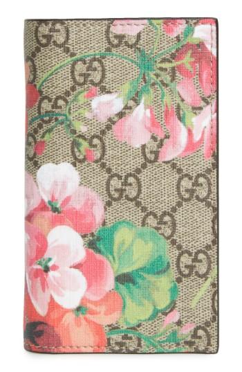 Gucci Gg Blooms Iphone 7 Folio - Blue