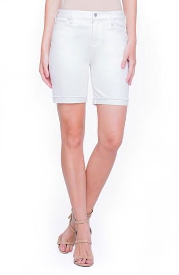 Women's Liverpool Jeans Company Casey White Denim Shorts - White