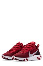 Men's Nike React Element 55 Sneaker .5 M - Red