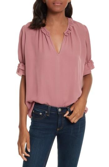 Women's Joie Arlinda Ruffle Top, Size - Pink
