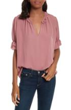 Women's Joie Arlinda Ruffle Top, Size - Pink