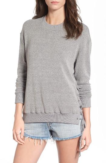 Women's Lira Clothing Bryce Fleece Sweatshirt - Grey