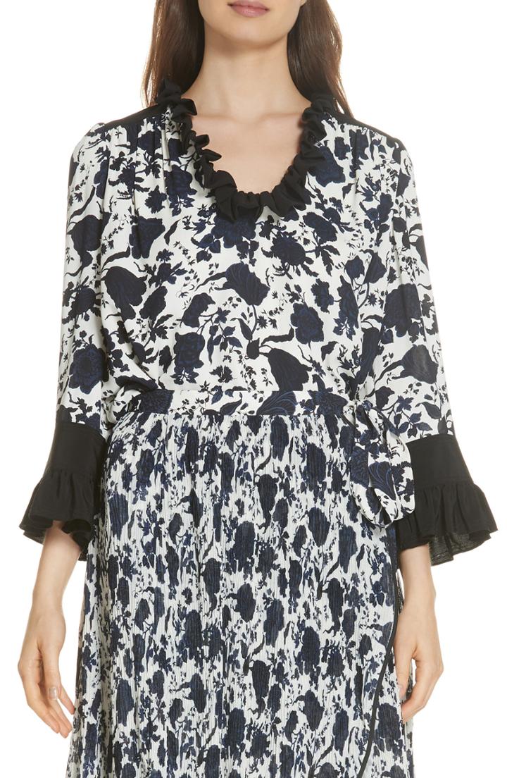 Women's Tory Burch Rebecca Floral Blouse