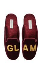 Women's Patricia Green Glam Embroidered Mule M - Burgundy