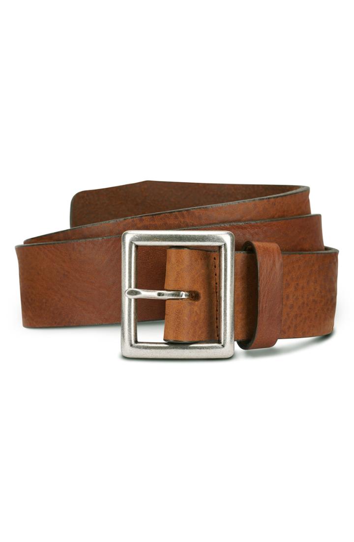 Men's Allen Edmonds Radcliff Avenue Leather Belt - Brown