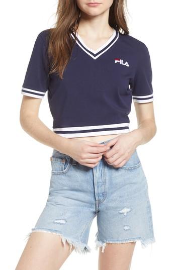 Women's Fila Narla Crop Top - Blue