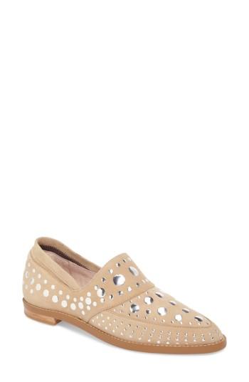 Women's Cecelia Ping Studded Loafer M - Ivory