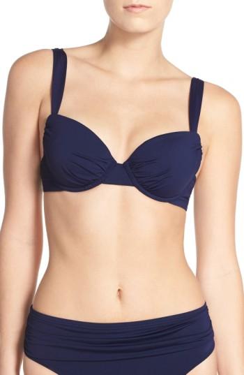 Women's Tommy Bahama 'pearl' Underwire Bikini Top C - Blue