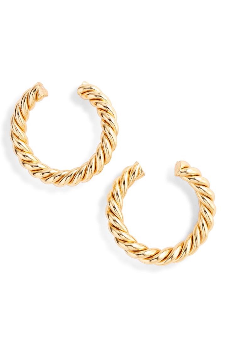 Women's Argento Vivo Rope Mini Hoop Earrings