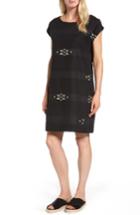 Women's Eileen Fisher Cotton Jacquard Shirt Dress - Black