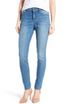 Petite Women's Nydj Ami Stretch Skinny Jeans P - Blue