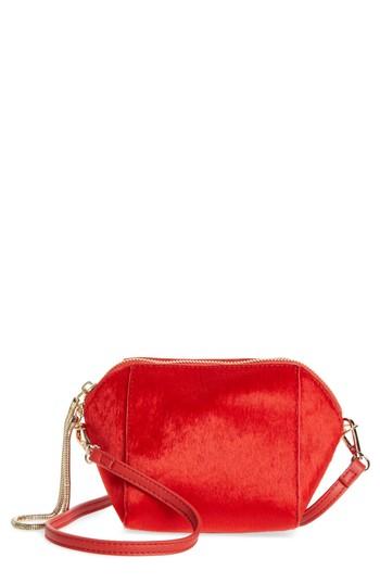 Street Level Geo Zip Clutch - Red