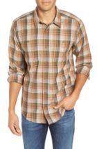 Men's Patagonia Relaxed Fit Plaid Sport Shirt - Beige