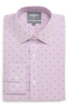 Men's Bonobos Elgine Filcoupe Slim Fit Stretch Stripe Dress Shirt .5 33 - Pink